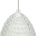 thumbnail image 2 of Northlight 5.5" White Glitter Spiral Coiled Wire Finial Christmas Ornament, 2 of 3
