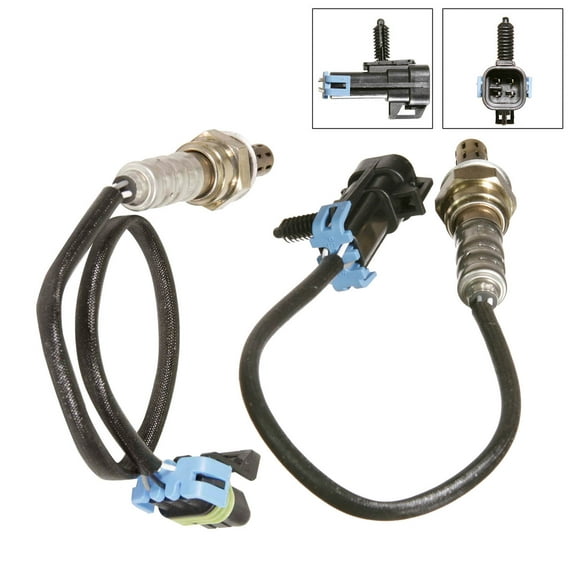 Maxfavor 2Pcs O2 Oxygen Sensor for Buick Allure 2009-2008, Pontiac Exc. Calif. Upstream   Downstream