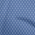 thumbnail image 1 of oneOone Velvet Blue Fabric Tribal Sewing Material Print Fabric By The Yard 58 Inch Wide, 1 of 5