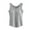 Gray, variant on WREESH Women Cotton Built in Bra Tank Top Seamless Yoga Camisole Wide Strap Workout Top Summer
