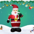 thumbnail image 2 of Decoración inflable de la Navidad de la decoración de 120 cm de 120 cm para la fiesta del adaptador de los Estados Sunnimix Papá Noel inflable, 2 of 8
