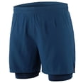 thumbnail image 4 of Pantalones cortos Pantalones cortos para correr 2 en 1 para hombres Secado rápido Respirable Entrena Arsuxeo Pantalones cortos, 4 of 7