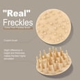thumbnail image 3 of Upgrade Liquid Freckle Pen, Fake Freckles Stamp Air Cushion, Long Lasting Waterproof Quick Dry, Magic Freckle Stamp for Natural Sunkissed Makeup, Light Brown, 3 of 9