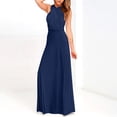 thumbnail image 5 of Xaqiouau Womens Multiway Convertible Maxi Dress Solid Deep V Neck Wrap Stretchy Long Formal Bridesmaid Dress For Wedding Party Evening Cocktail, 5 of 9