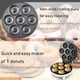 thumbnail image 2 of Mini máquina para hacer donuts, electrodomésticos, hace 7 donuts, máquina para hacer panqueques Likrtyny Para estrenar, 2 of 7