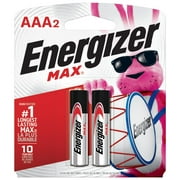 Piles alcalines AAA Energizer MAX, emballage de 2