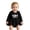 B-Black, variant on WhouRiu Baby Girls Halloween Graphic Rompers Long Sleeve Flat Collar Bodysuit With Mesh Hem Kids Comfortable Breathable Cute Jumpsuit,0-3 Months