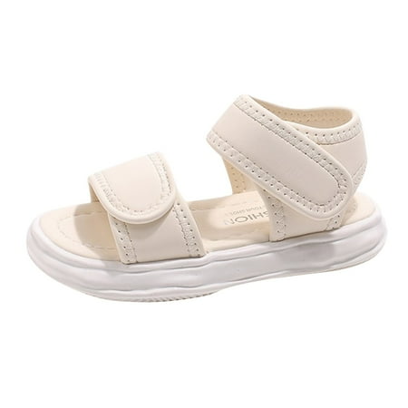 

ZENMELE Girls Sandals Casual Shoe Girls Sandals Closed Toe Heels Wedding Party Shoes Sequins Bow For Toddler Slide Sandal 6Y-7Y