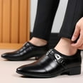 thumbnail image 3 of Dakaela Men's Dress Shoes Business Formal Slip on Oxfords Soft Classic Wedding Casual Work Loafers, 3 of 7