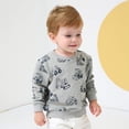 thumbnail image 5 of FEDPOP Toddler Boys Sweatshirt 100% Cotton Excavator Sweater 4T, 5 of 5