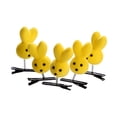 thumbnail image 5 of Mightlink 5Pcs Girl Hair Pins Cute Cartoon 3D Little Yellow Chicken Rabbit Bear Heart Shape Plush Decor Spring Hair Clips, 5 of 5