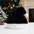 thumbnail image 4 of Winter Santa Claus Beanie With Pompom Multi Color Adult Kids Winter Warm Hat, 4 of 5