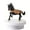 Black Horse, variant on Small Jewelry Boxes Metal Enamel Handicrafts Animals Shape Container for Rings and Necklace, Desk Home Decoration, Business Gifts, Creative Gifts, Father's Day Gifts, Christmas Gifts