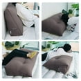 Rounuo Bed Wedge Pillow for Headboard, King Triangular Reading Pillow