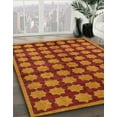 thumbnail image 3 of Ahgly Company Machine Washable Indoor Rectangle Abstract Red Area Rugs, 2' x 3', 3 of 7