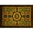 thumbnail image 1 of Ahgly Company Indoor Rectangle Abstract Yellow Modern Area Rugs, 6' x 9', 1 of 4