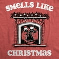 thumbnail image 2 of Mens Funny T Shirts Smells Like Christmas Sarcastic Santa Claus Graphic Novelty Tee for Men Graphic Tees, 2 of 9