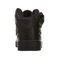 thumbnail image 3 of Nike Boy's Air Force 1 Mid Basketball Shoes Black/Black Size 12C, 3 of 4
