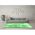 thumbnail image 3 of Ahgly Company Indoor Round Abstract Emerald Green Modern Area Rugs, 6' Round, 3 of 4