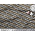thumbnail image 2 of Soimoi Modal Satin Fabric Check & Horizontal Stripe Print Fabric by The Yard 42 Inch Wide, 2 of 3
