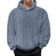thumbnail image 2 of pstuiky Camisas casuales de manga larga para hombre, Sudadera con capucha de manga larga con bolsillo y cordón de forro polar de color liso para hombre top de hombre xl, 2 of 9