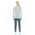 thumbnail image 5 of ACTIVE UNIFORMS Women's Long Sleeve Turtle-Neck T-Shirt Under Scrub (Heather Charcoal XX-Large), 5 of 5