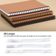 thumbnail image 3 of Plastic Binding Coil, 19mm Diameter, 48 Loop, 4:1 Pitch, 170 Sheet Capacity, 360 Degree Rotation for Letter Size Paper, 3 of 7