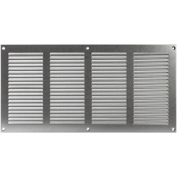Cubierta de rejilla Air Cover Ozo Brothers, metal galvanizado, 16 x 8 pulgadas