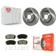thumbnail image 1 of Transit Auto Front Disc Brake Rotors and Semi-Metallic Pads Kit for Car 2010-2012 Kia Rondo K8S-100393, 1 of 11