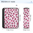 thumbnail image 6 of ALAZA Pink Leopard Print Car Seat Belt Adjuster Neck Covers Shoulder Cushions Pads S, 6 of 8
