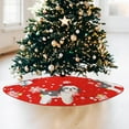 thumbnail image 6 of Christmas Tree Skirt Red Tree Skirts Shih Tzu Xmas Tree Skirt Tree Mat 48 Inch Dog Winter Christmas Decorations for Home, 6 of 6