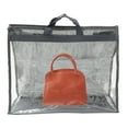 thumbnail image 5 of Unique Bargains Handbag Dust Bags, L Size PVC Dustproof Transparent Purse Protector, Gray, 5 of 5