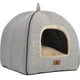 thumbnail image 1 of Cama para Gatos WINDRACING - Casa Cueva para Gatos con Cojín Acolchado Lavable, Camas Suaves para Gatitos, Mueble para Mascotas (Grande, Beige), 1 of 7