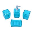 thumbnail image 1 of Dispensador de jabón, juego de baño de 4 piezas, dispensador de loción y jabón, jabonera, características líderes de clase, 1 of 8