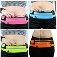 thumbnail image 3 of Sports Waist Bag Adjustable Reflective Stripe Design Waist Pack Pouch For Camping Hiking Cycling Running, 3 of 9