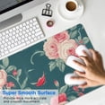 thumbnail image 4 of Long Mouse Pads for Desk,Pioneer Flower Floral Print Pattern Desk Mats on Top Of Desks, Desk Mouse Pad Extra Large with 3mm Non-Slip Base and Stitched Edge for Gaming,Office,Work,Home 31.5"x11.8", 4 of 6
