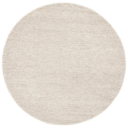SAFAVIEH Natura Willoughby Distressed Area Rug Beige/Ivory 8 x 8 Round
