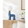 thumbnail image 5 of Livabliss Opal Cottage Accent Table Lamp, 17-inch, Blue with White Shade, 5 of 5