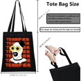 thumbnail image 2 of TSOTMO Clown Merch Killer Slasher Inspired Movie Tote Bag for Horror Movie Lovers Scary Clown Fans Gift Horror Gifts, 2 of 6