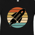 thumbnail image 4 of Inktastic Space Rocket Retro Sunset Boys or Girls Toddler T-Shirt, 4 of 5