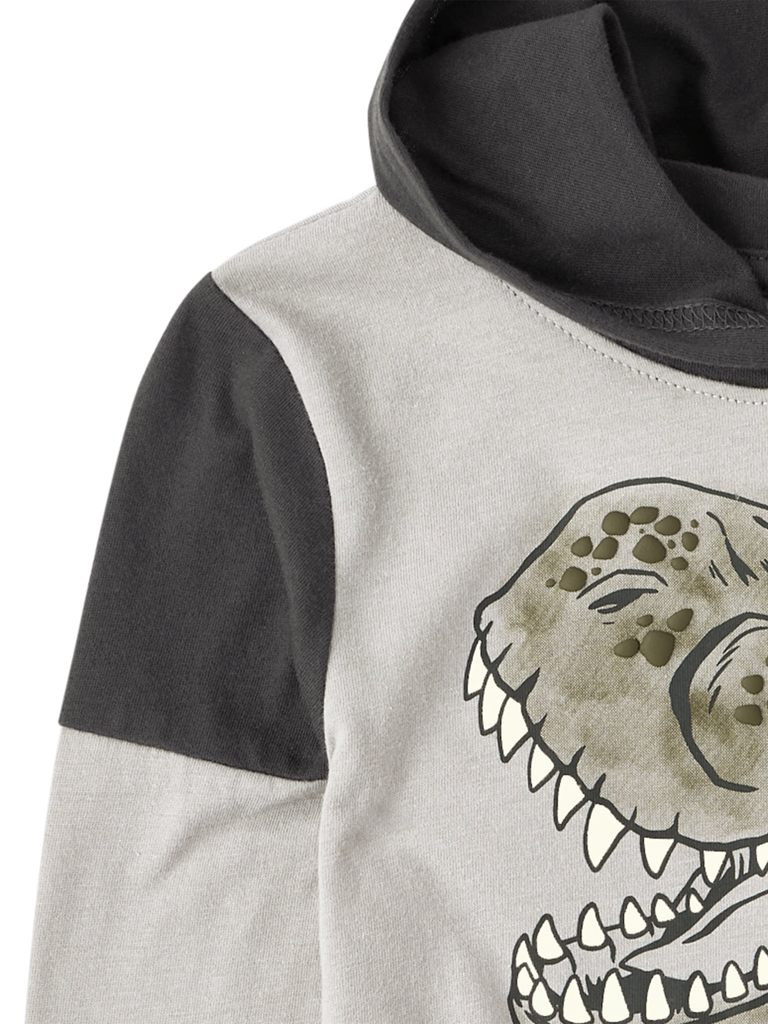 The Children's Place Baby And Toddler Boys Long Sleeve Graphic Hooded Top, Sizes 6M-5T
