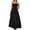 Black, variant on Wdgfv Women's Summer Smocked Maxi Dress Spaghetti Strap Flowy Swing A-Line Casual Beach Long Dress