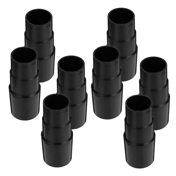 GOOHOCHY 8pcs Vacuum Hose Adapter Universal Vacuum Hose Adapter Vacuum Hose Reducer Vacuum Conversion Unit Vacuum Cleaner Accessories Black