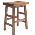 thumbnail image 1 of Alaterre Furniture Durango 26"H Industrial Wood Counter-Height Stool, 1 of 7