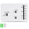 thumbnail image 2 of Thermostat de VR en Plastique, Thermostat Analogique de VR de Remplacement, Ensemble de Thermostat pour Véhicule Récréatif Chaud et Froid avec 2 Vis et 2 Particules de Caoutchouc pour Chaleur, Refroidisseur de Véhicule Récréatif, 2 of 11