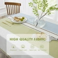 thumbnail image 4 of Embroidered Tablecloth for Dining Table,Dust Proof Spillproof Soil Resistant Cotton Linen Rectangle Table Cloths (Coffee Wheat, Rectangle/Oblong, 55'x70'', 4-6 Seats), 4 of 6