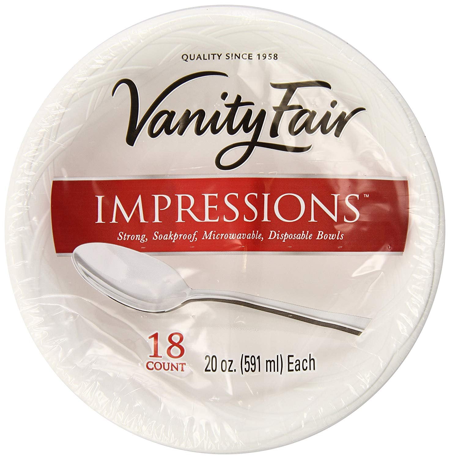 Vanity fair top paper plates