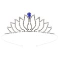 thumbnail image 1 of Kids Crown Girls Rhinestone Tiara Female Metal Crown Delicate Hair Accessory, 1 of 9