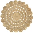 thumbnail image 1 of LR Resources NATUR50134NAT40RD Tapis Rond en Jute Naturel de 4 Pieds&44; Naturel, 1 of 6