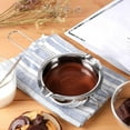 thumbnail image 5 of ABPETE Stainless Steel Double Boiler Pot,Stainless Steel Double Boiler Pot 600ML with Heat Resistant Handle for Melting Chocolate, Butter, and Candle Making(Silver Handle), 5 of 13